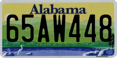 AL license plate 65AW448