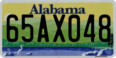 AL license plate 65AX048