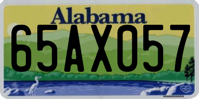 AL license plate 65AX057