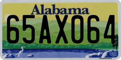AL license plate 65AX064