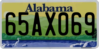 AL license plate 65AX069