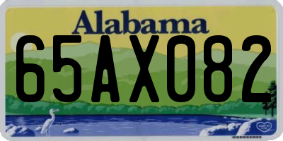 AL license plate 65AX082