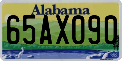 AL license plate 65AX090