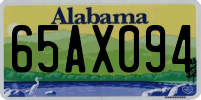 AL license plate 65AX094