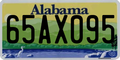 AL license plate 65AX095