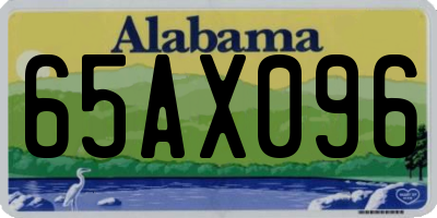 AL license plate 65AX096