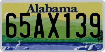AL license plate 65AX139