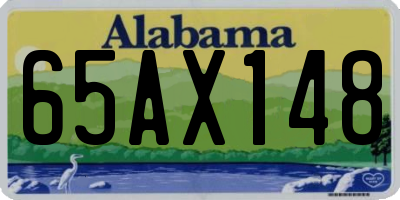 AL license plate 65AX148