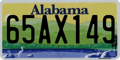 AL license plate 65AX149