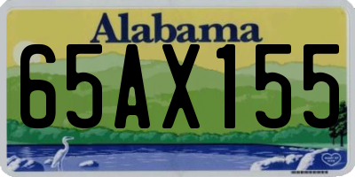 AL license plate 65AX155