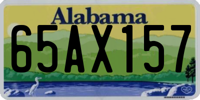 AL license plate 65AX157