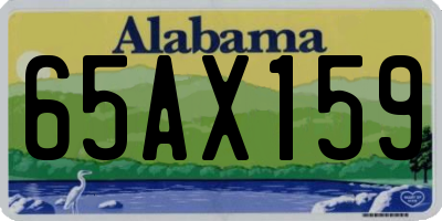 AL license plate 65AX159