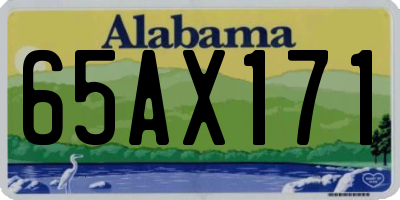 AL license plate 65AX171