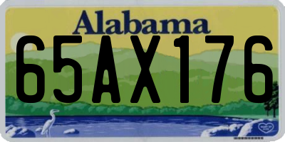 AL license plate 65AX176