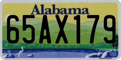 AL license plate 65AX179