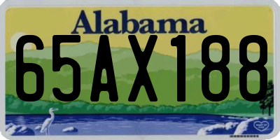 AL license plate 65AX188