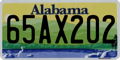 AL license plate 65AX202