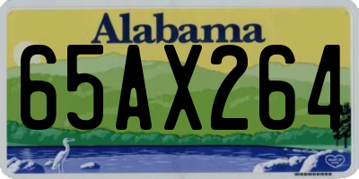 AL license plate 65AX264