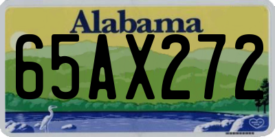 AL license plate 65AX272