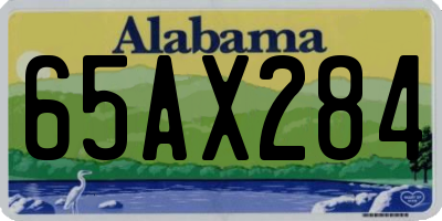 AL license plate 65AX284