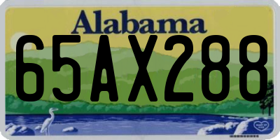 AL license plate 65AX288