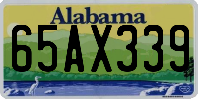 AL license plate 65AX339