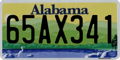 AL license plate 65AX341