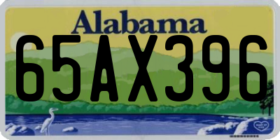 AL license plate 65AX396