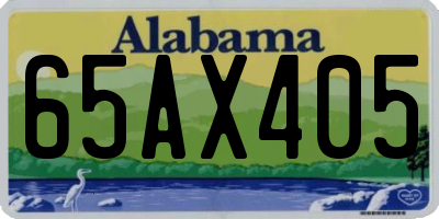AL license plate 65AX405