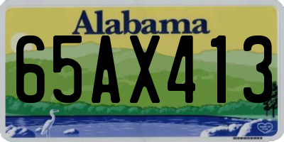 AL license plate 65AX413