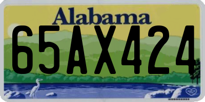 AL license plate 65AX424
