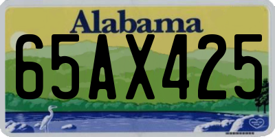 AL license plate 65AX425
