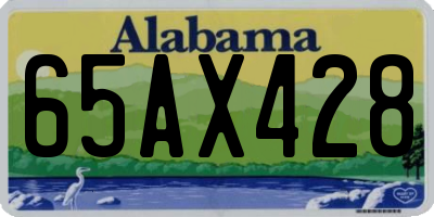 AL license plate 65AX428