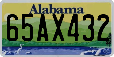 AL license plate 65AX432