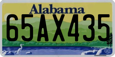 AL license plate 65AX435