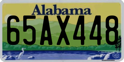 AL license plate 65AX448