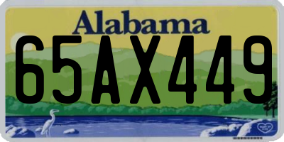 AL license plate 65AX449