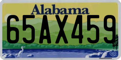 AL license plate 65AX459