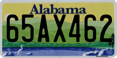 AL license plate 65AX462
