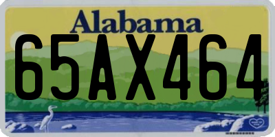 AL license plate 65AX464