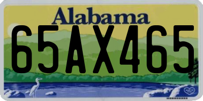 AL license plate 65AX465