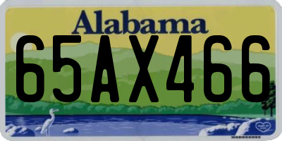 AL license plate 65AX466