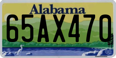 AL license plate 65AX470