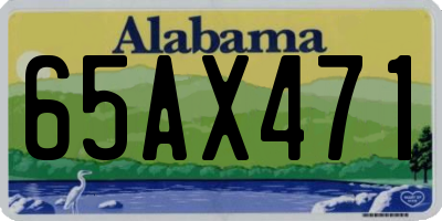 AL license plate 65AX471