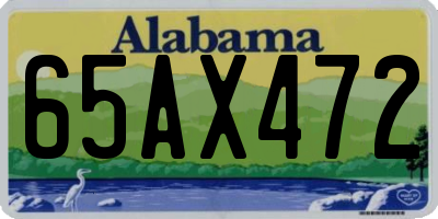 AL license plate 65AX472