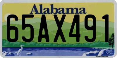 AL license plate 65AX491