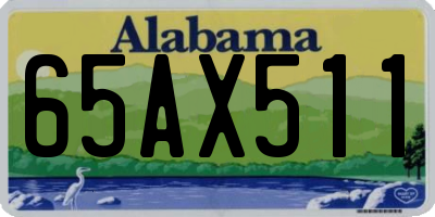 AL license plate 65AX511