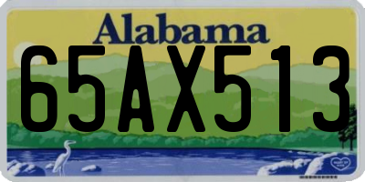 AL license plate 65AX513