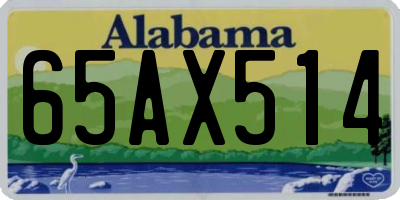AL license plate 65AX514