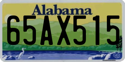 AL license plate 65AX515
